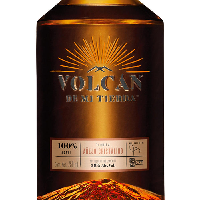 Tequila Volcán De Mi Tierra Añejo Cristalino Luminous 750 ml