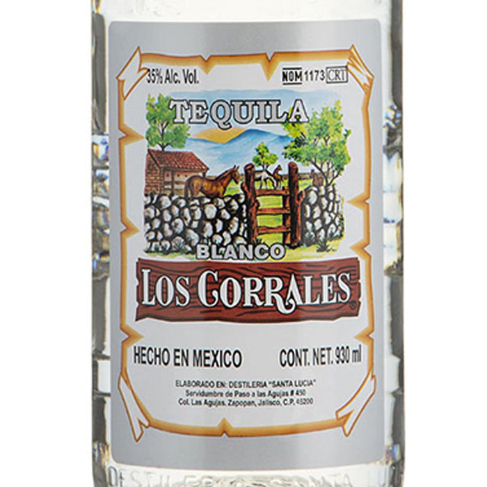 Pack de 6 Tequila Los Corrales Blanco 930 ml