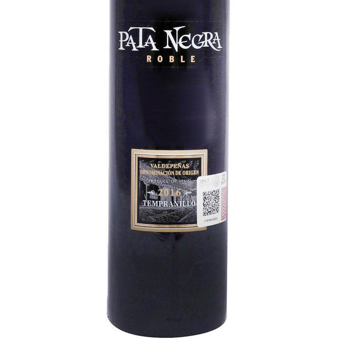 Vino Tinto Pata Negra Valdepeñas Roble Tempranillo 750 ml