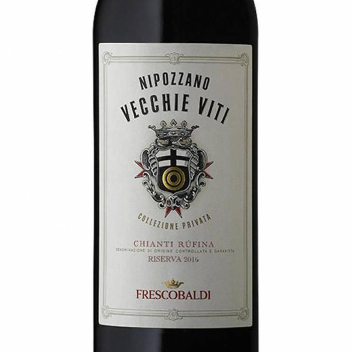 Caja de 6 Vino Tinto Marchesi de Frescobaldi Nipozzano Vecchie Viti Chianti Rufina Riserva 750 ml